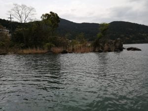 琵琶湖バス釣りポイント石切湾南の桟橋