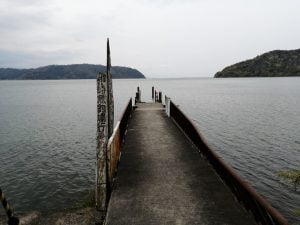 琵琶湖バス釣りポイント石切湾南の桟橋