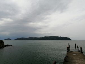 琵琶湖バス釣りポイント石切湾南の桟橋