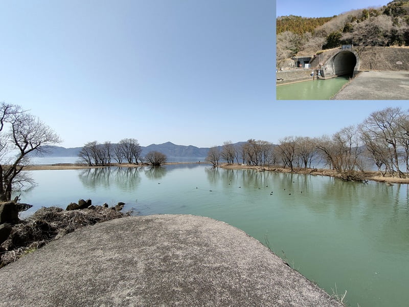 西野放水路ポイント