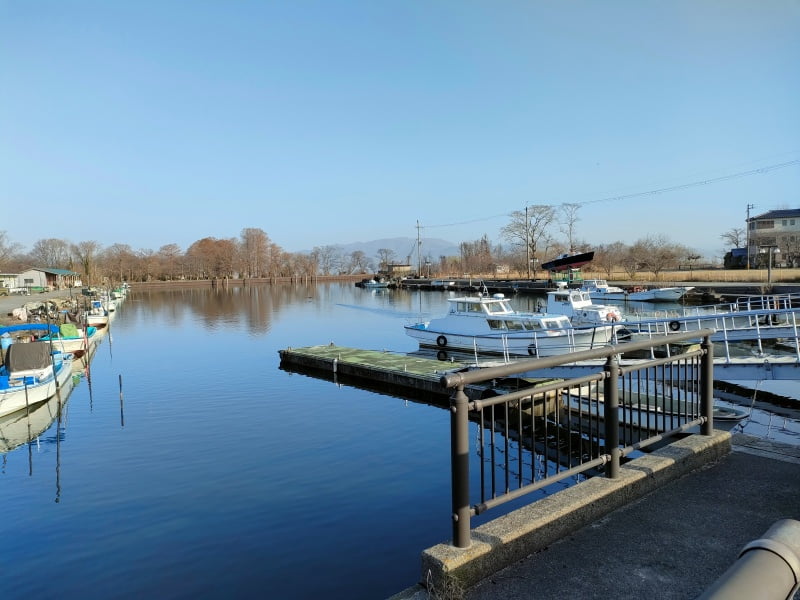 琵琶湖バス釣りポイント姉川漁港